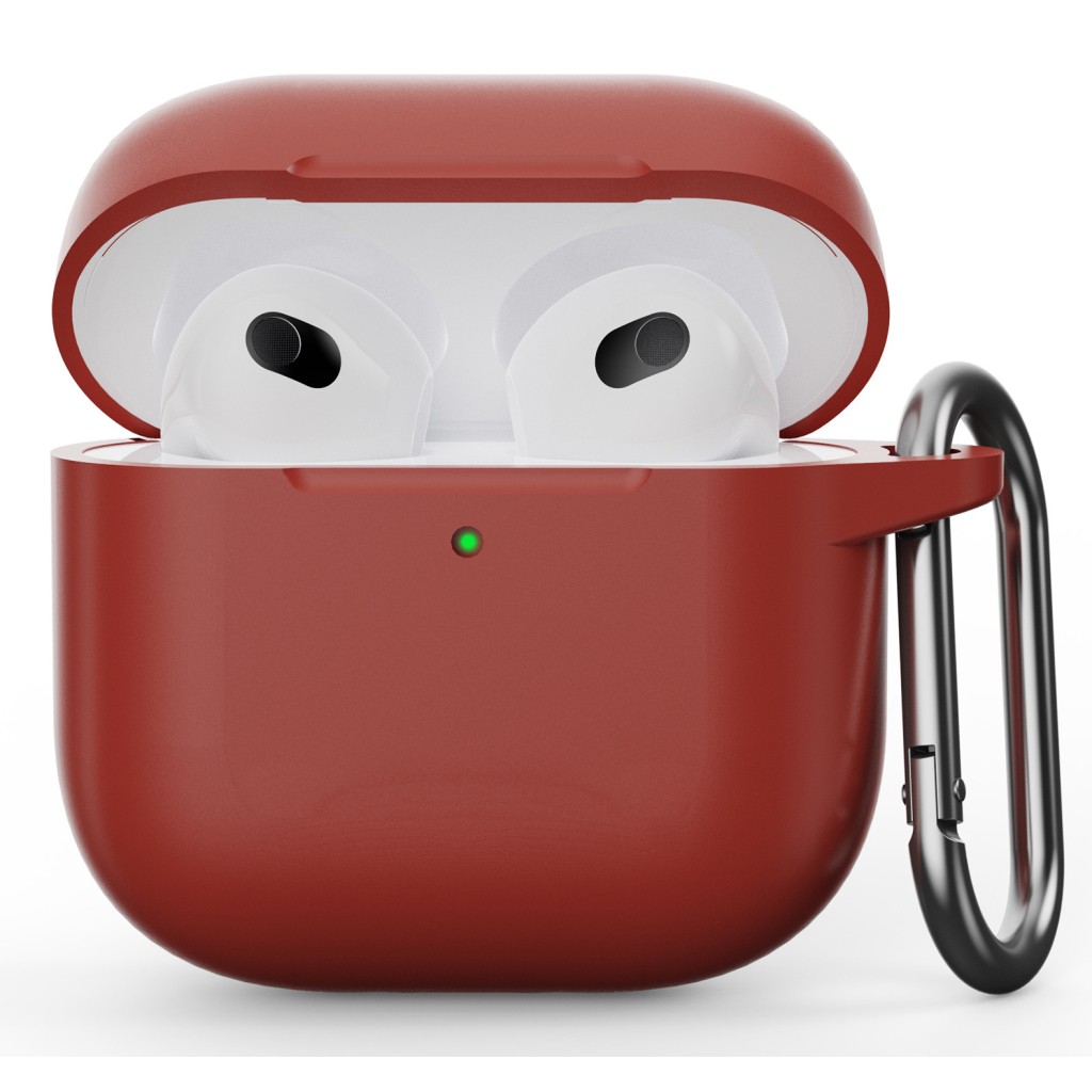 Чохол для навушників Armorstandart Hang Case для Apple AirPods 4 Scarlet (ARM81294) - зображення 1