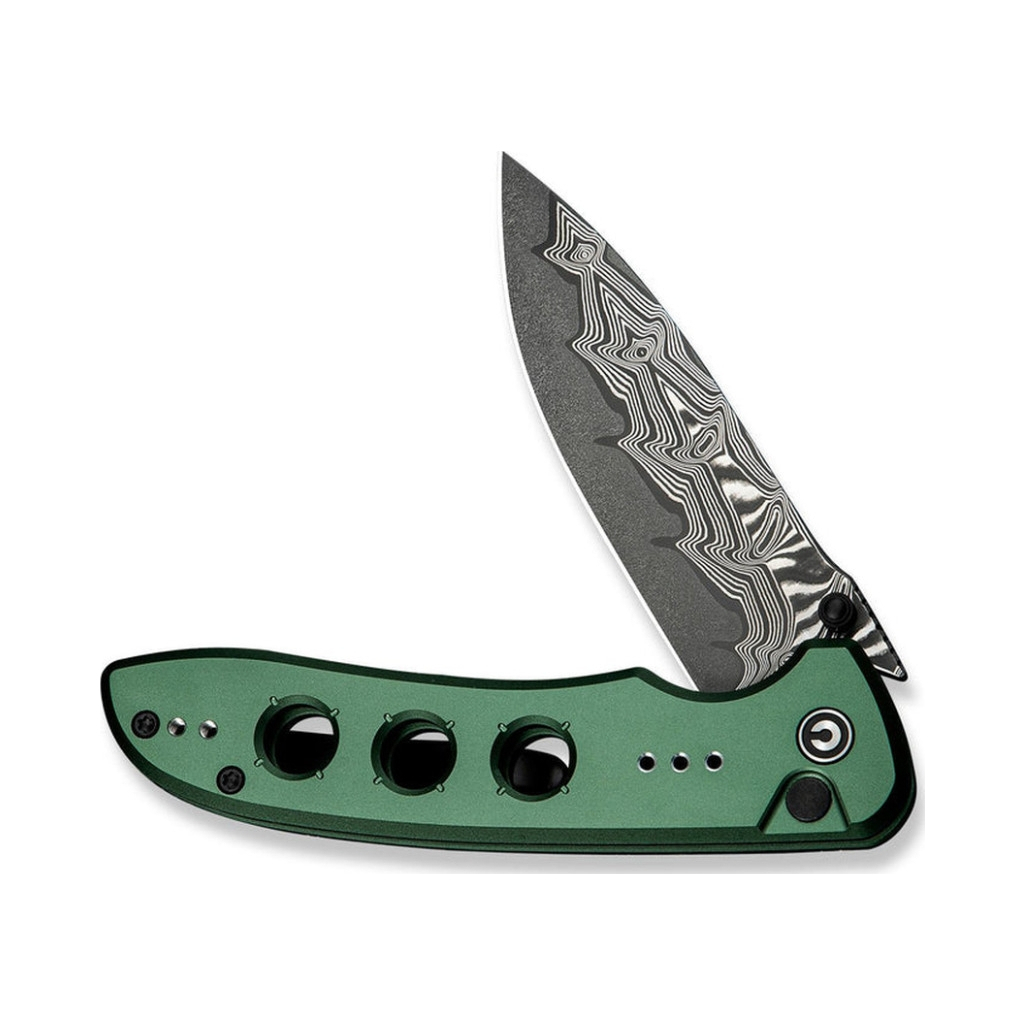 Ніж Civivi Hyperpulse Damascus Red Aluminum (C23087A-DS1) - зображення 3