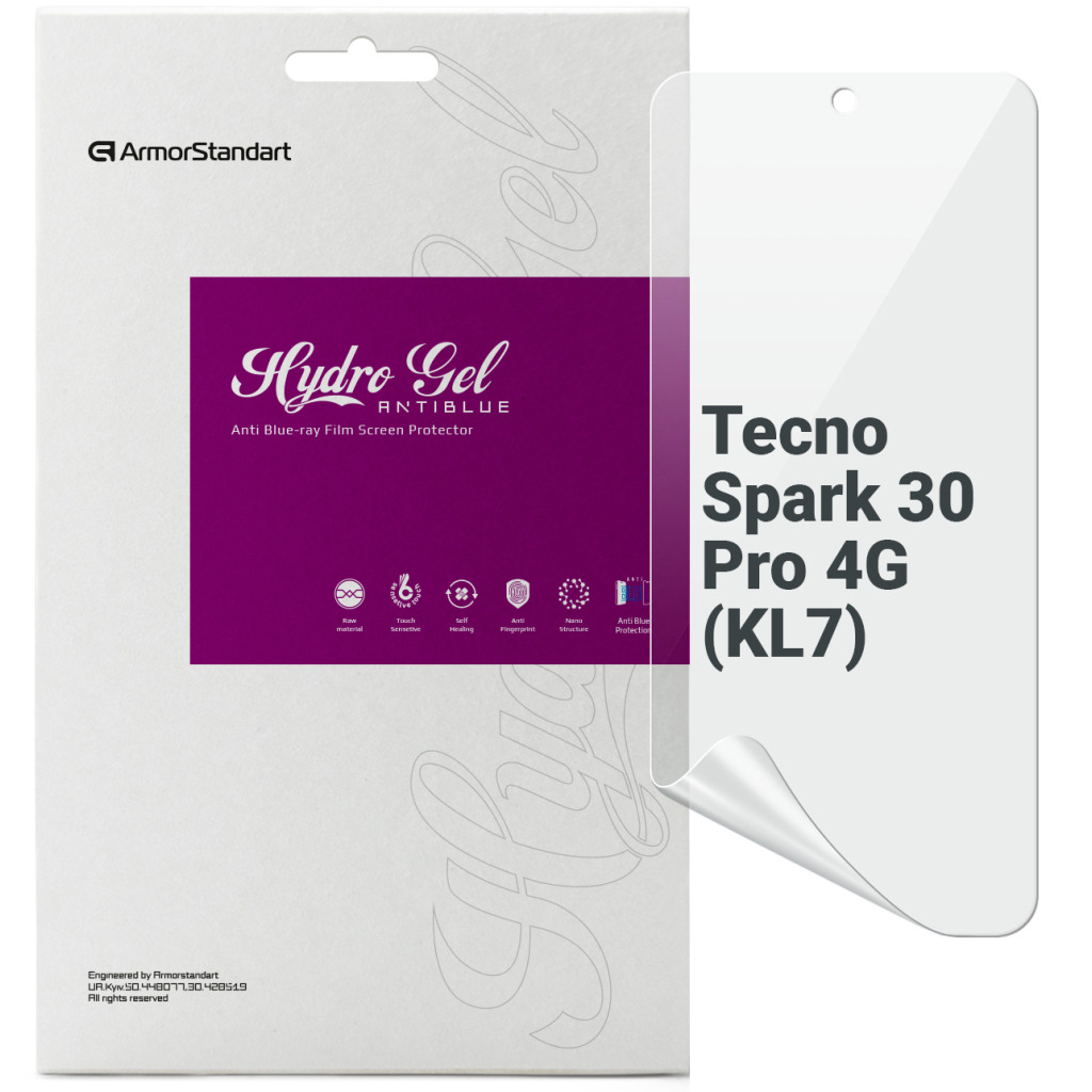 Плівка захисна Armorstandart Anti-Blue Tecno Spark 30 Pro 4G (KL7) (ARM83305) - зображення 1