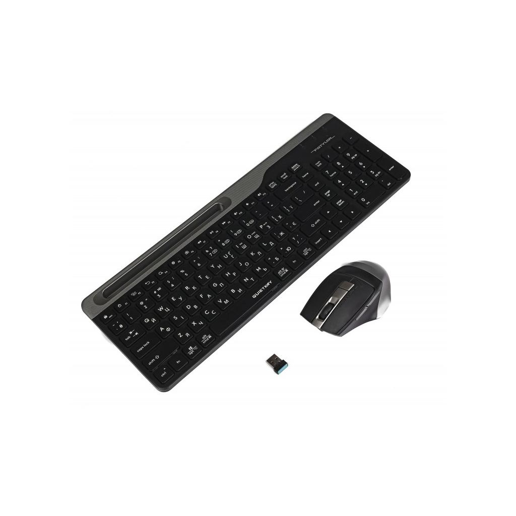 Комплект A4Tech FB2535C Wireless/Bluetooth Smoky Grey (FB2535C Smoky Grey) - зображення 4