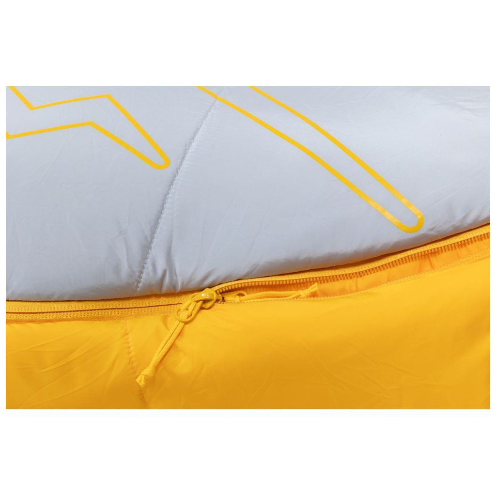 Спальний мішок Turbat Nox пуховий 400 grey/cheddar orange 185 см (012.005.0394) - зображення 4