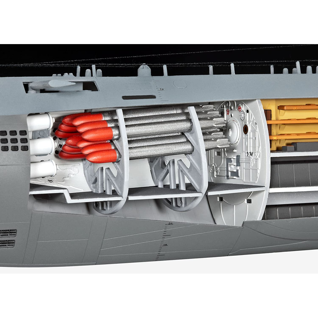 Збірна модель Revell Підводний човен Type XXI з інтер'єром, рівень 4, 1:72 (RVL-05078) - зображення 7
