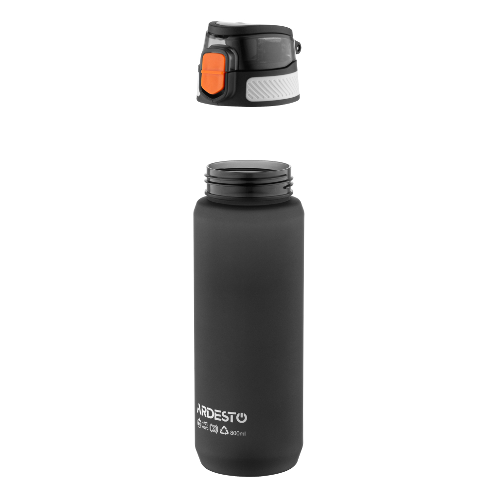 Пляшка для води Ardesto Matte 800мл чорний (AR2281ML) - зображення 6