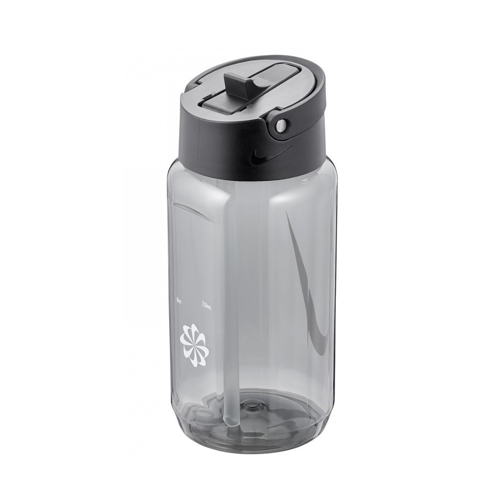 Пляшка для води Nike TR Renew Recharge Straw Bottle 16 OZ антрацит 473 мл N.100.7640.072.16 (887791733443) - зображення 1