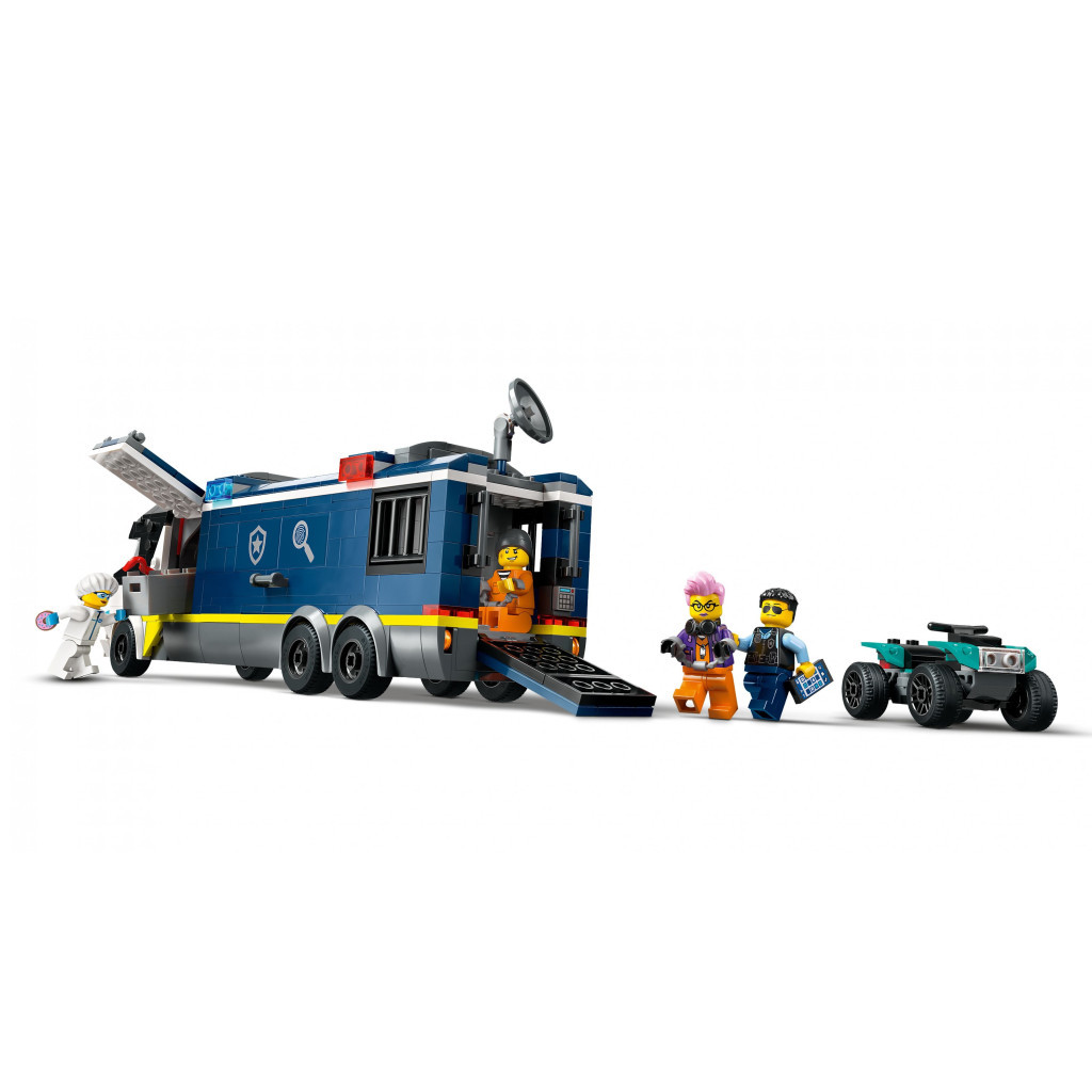 Конструктор LEGO City Пересувна поліцейська криміналістична лабораторія 674 деталей (60418) - зображення 4