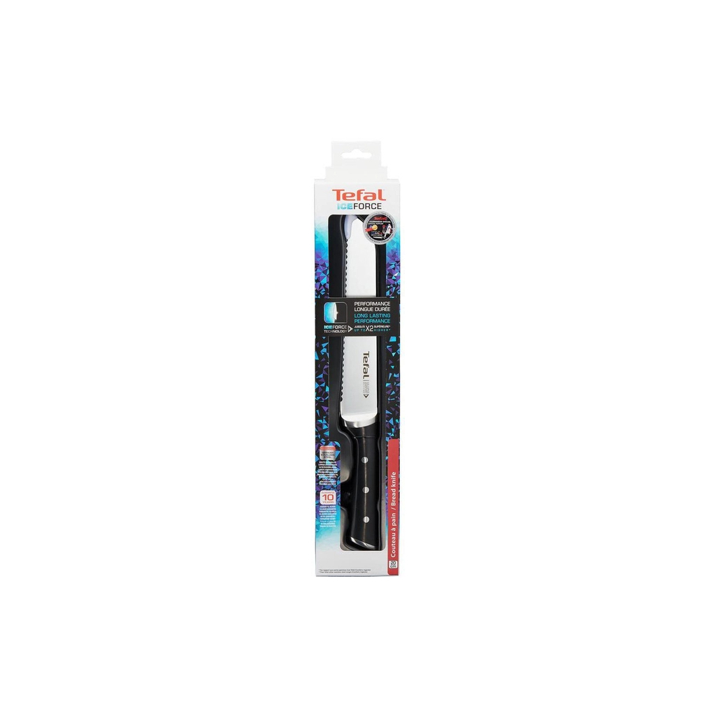 Кухонний ніж Tefal Ice Force 20см, чорний (K2320414) - изображение 5