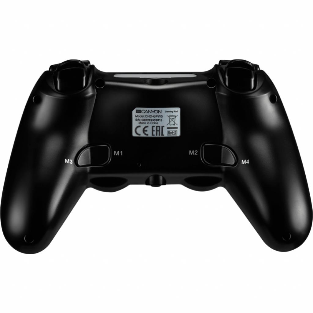 Геймпад Canyon CND-GPW5 Wireless PS4/PC Black (CND-GPW5) - зображення 3