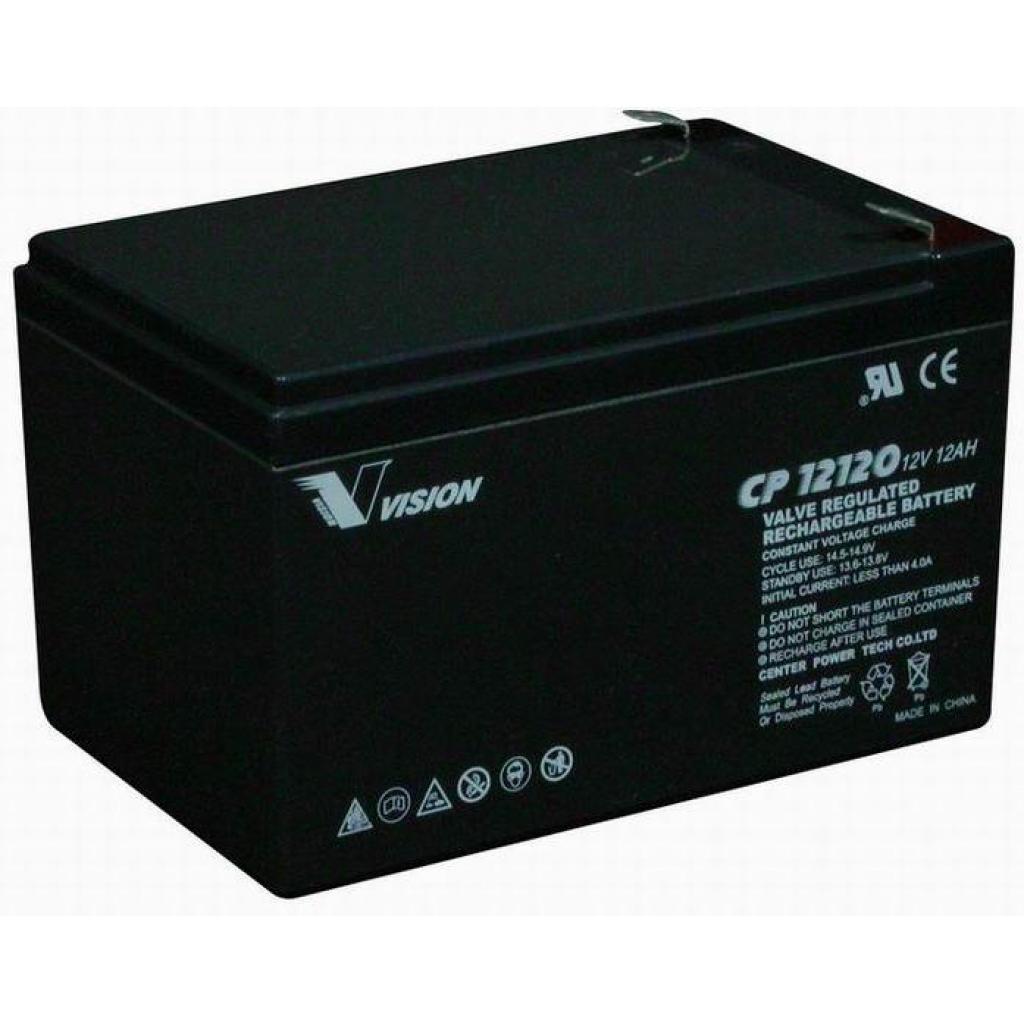 Батарея до ДБЖ Vision CP 12V 12Ah (CP12120) - изображение 1