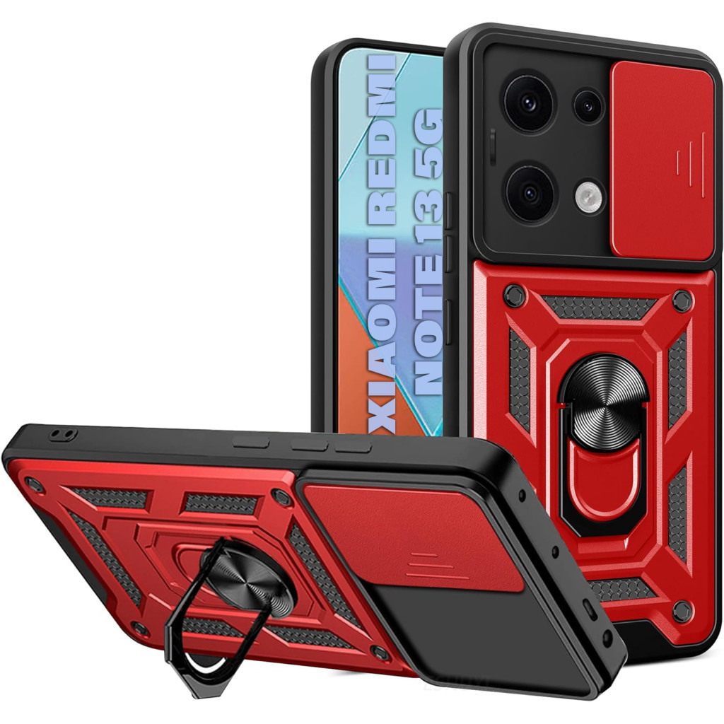 Чохол до мобільного телефона BeCover Military Xiaomi Redmi Note 13 5G Red (711033) - зображення 1