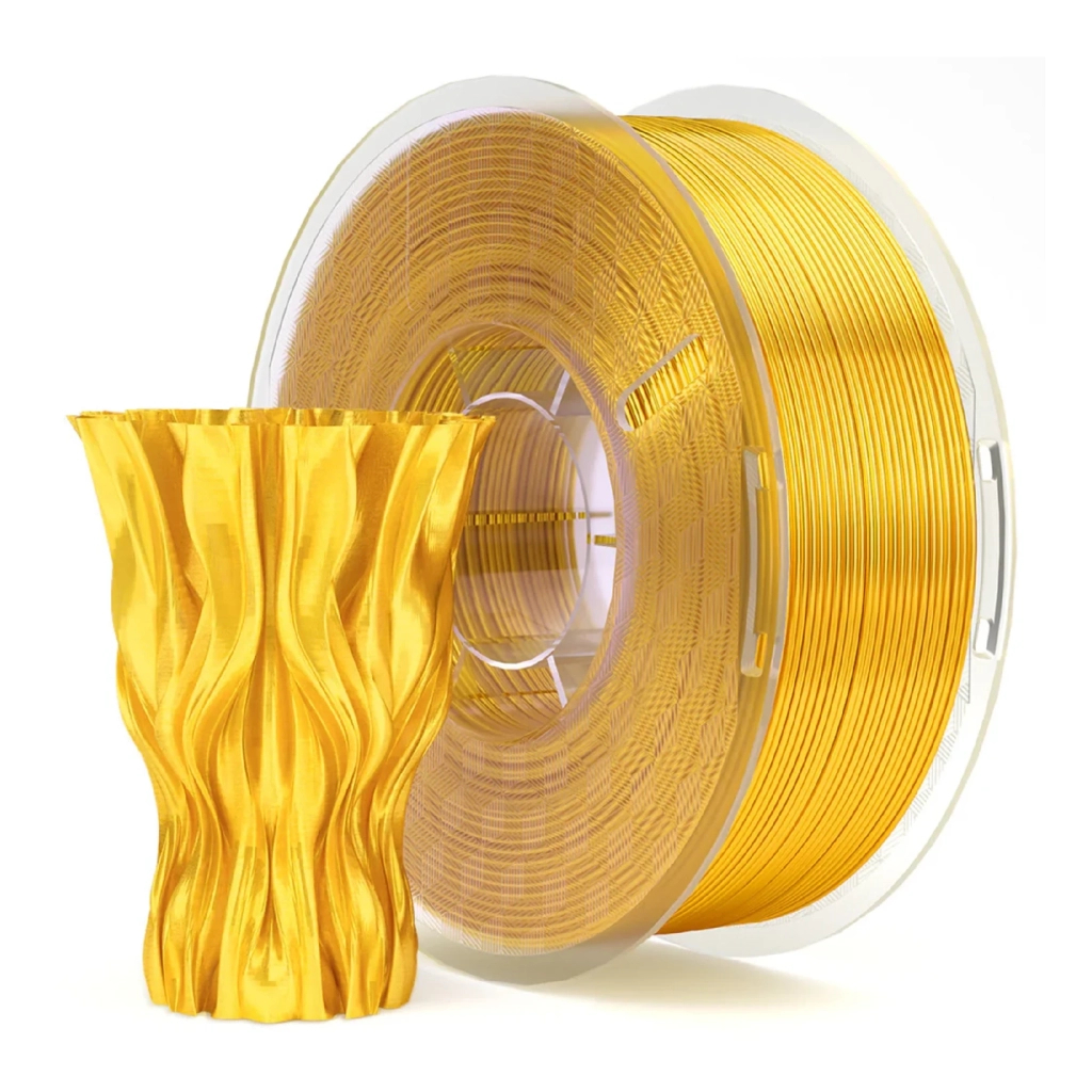 Пластик для 3D-принтера ELEGOO PLA silk gloss 1кг, 1.75мм, gold (50.203.0091) - зображення 2