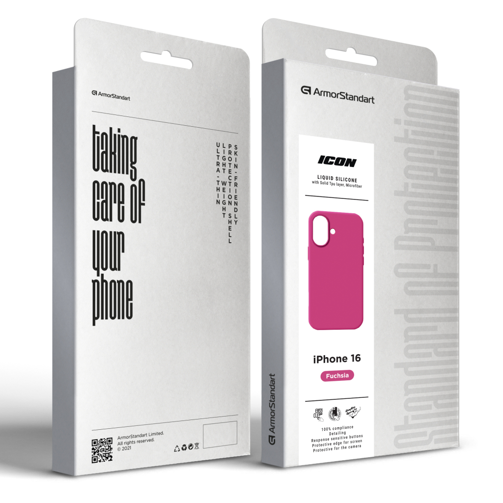 Чохол до мобільного телефона Armorstandart ICON2 MagSafe Apple iPhone 16 Fuchsia (ARM81314) - зображення 10