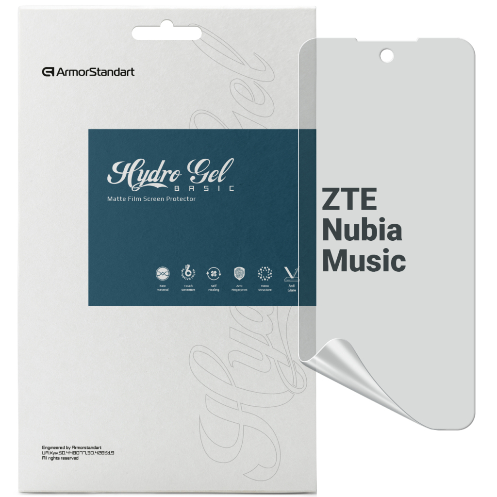Плівка захисна Armorstandart Matte ZTE Nubia Music (ARM78876) - зображення 1