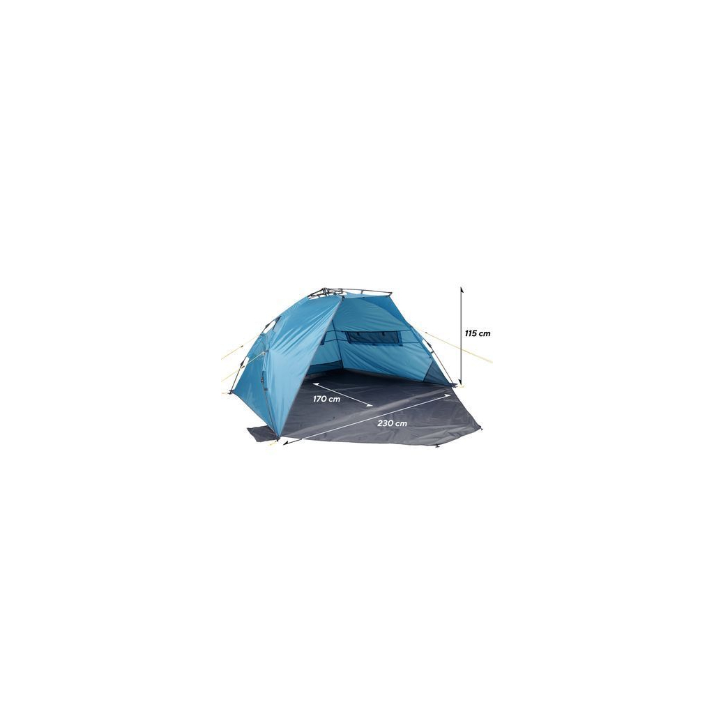 Намет Uquip Speedy XL UV 50+ Blue/Grey (241006) (DAS303223) - зображення 7