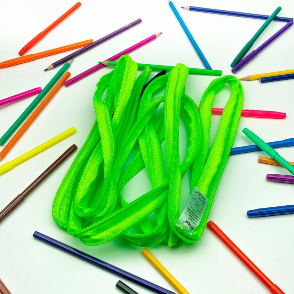 Пенал Zipit Neon Jumbo Radiant Lime (ZTJ-NN-1) - зображення 4
