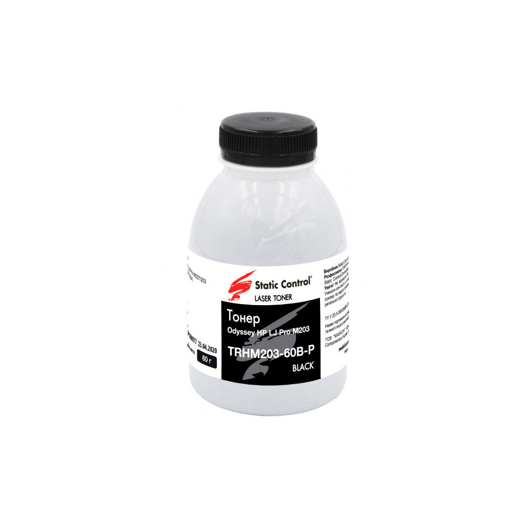 Тонер Static Control HP LJ Pro M203 60г, фасування (TRHM203-60B-P) - зображення 1