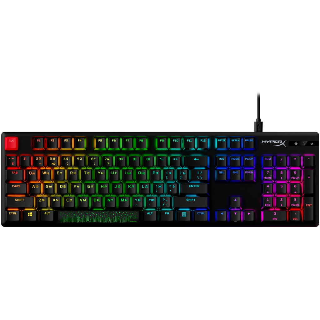 Клавіатура HyperX Alloy Origins PBT HX Aqua (639N5AA) - зображення 6