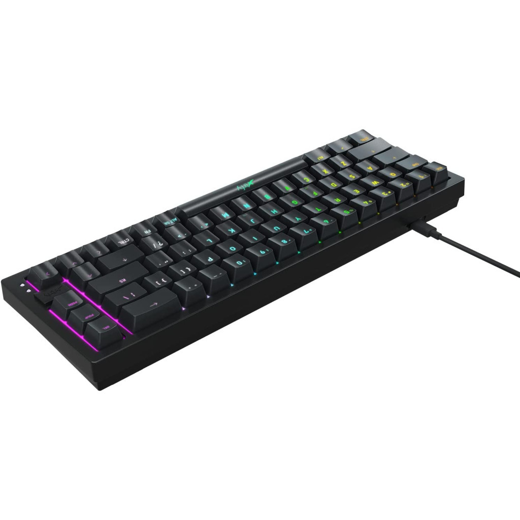 Клавіатура Xtrfy K5 68 keys Kailh Red Hot-swap RGB UA Black (K5-RGB-CPT-BLACK-R-UKR) - зображення 9
