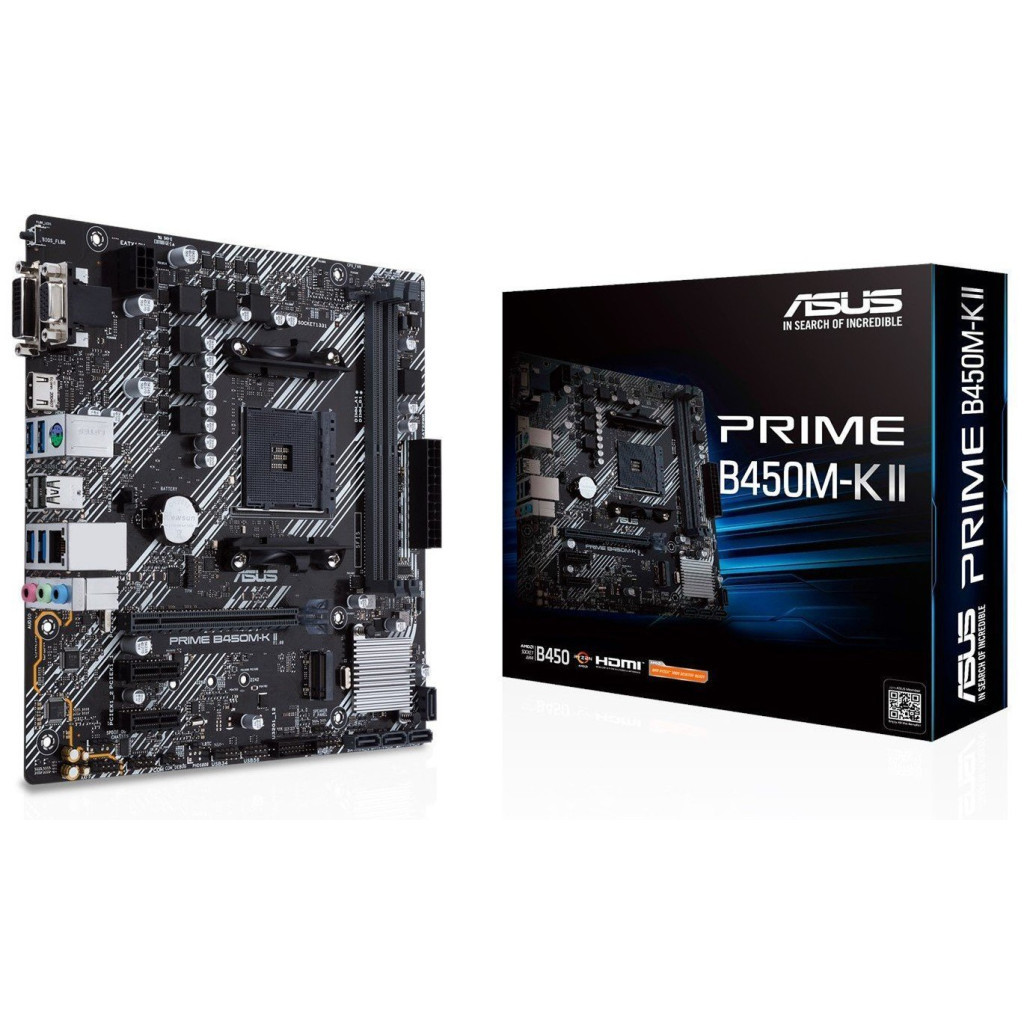 Материнська плата ASUS PRIME B450M-K II - зображення 2