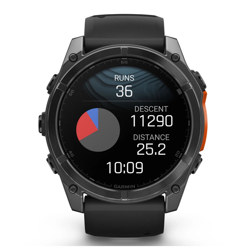 Смарт-годинник Garmin fenix 8 51mm, AMOLED, Glass/SS, SlateGray Steel/Black,BlkBnd, GPS (010-02905-00) - зображення 7