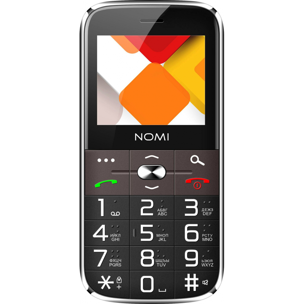 Мобільний телефон Nomi i220 Black - зображення 3