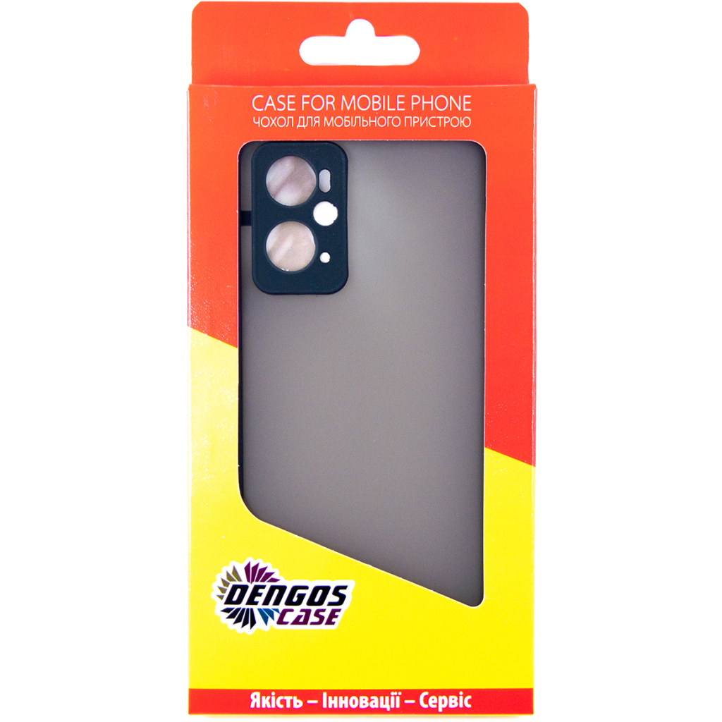 Чохол до мобільного телефона Dengos Matte OPPO A76 (black) (DG-TPU-MATT-105) - зображення 5