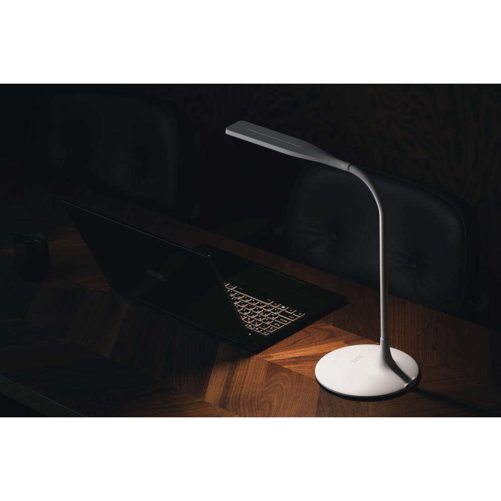Настільна лампа 2E 7Вт 3000K 4000K 5700K 2200мАг USB-A без БЖ білий (2E-DL2240) - зображення 10