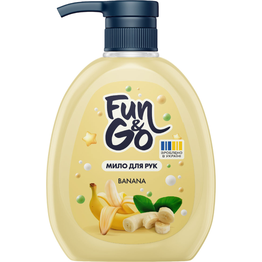 Рідке мило Fun&Go Banana 300 мл (4820204701789) - изображение 1