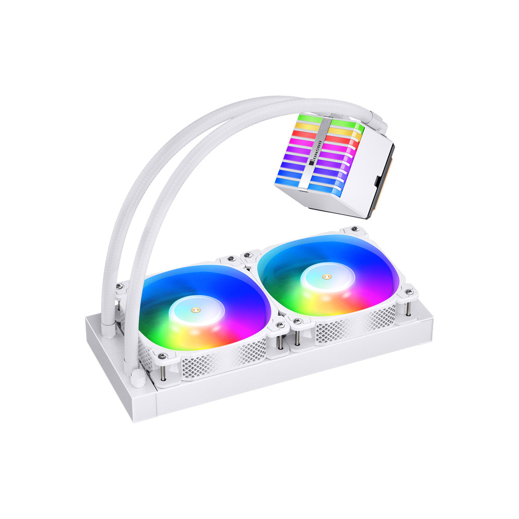 Система рідинного охолодження JONSBO HXW-240 ARGB White - зображення 4