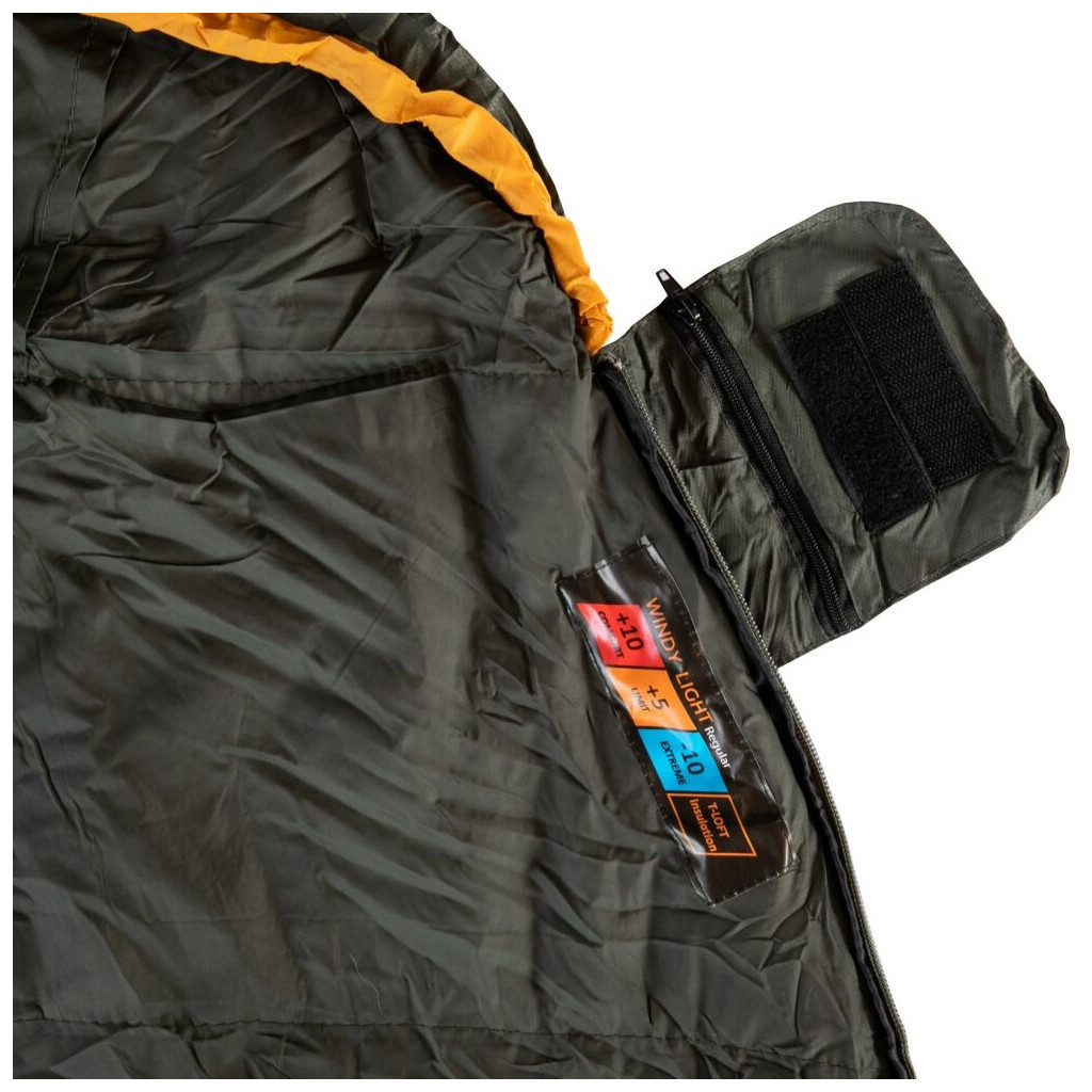 Спальний мішок Tramp Windy Light Orange/Grey R (TRS-055R-R) - зображення 6