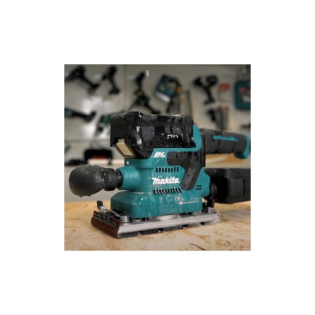Шліфувальна машина Makita DBO381ZU LXT, 18В, 93x185мм, AWS (без АКБ та ЗП) (DBO381ZU) - зображення 4