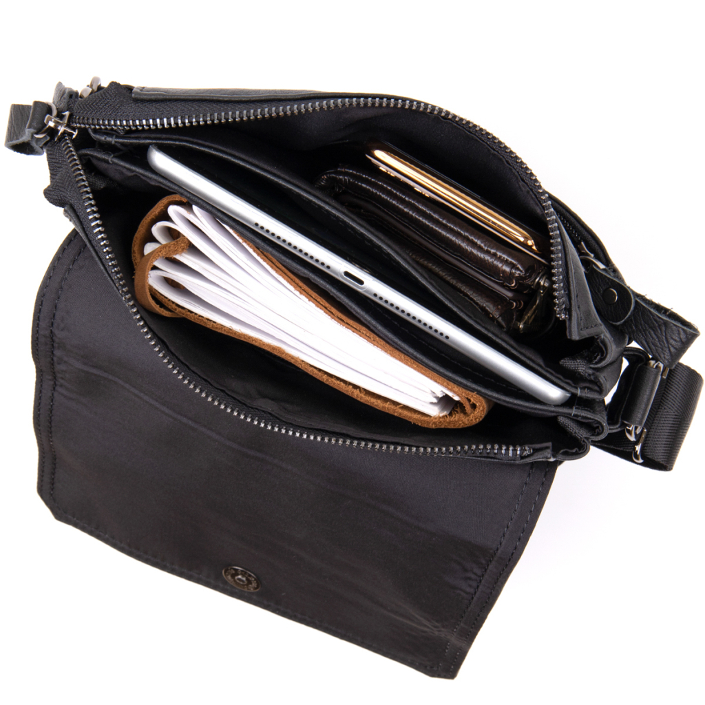 Сумка Vintage Чорна (20442) - зображення 6