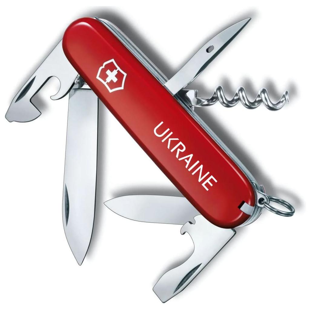 Ніж Victorinox Spartan Ukraine Red "Ukraine" (1.3603_T0140u) - зображення 1