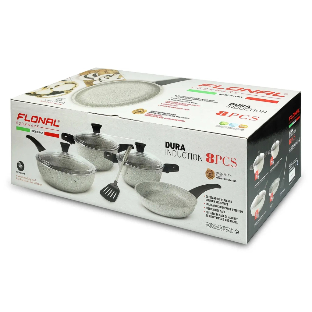 Набір посуду Flonal Dura Induction 8 предметів (DUISET08PZ) - зображення 2