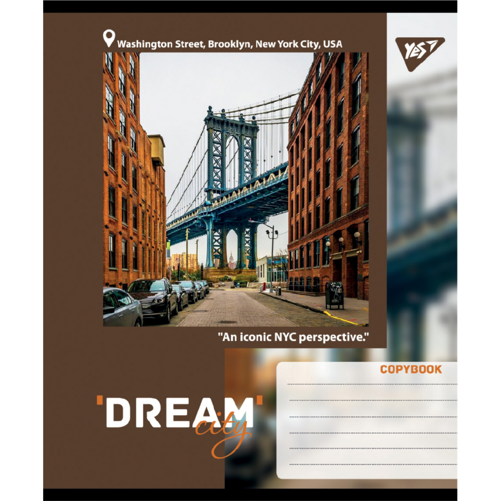 Зошит Yes Dream City А5 96 аркушів лінія (767708) - зображення 2