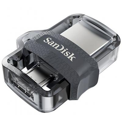 USB флеш накопичувач SanDisk 64GB Ultra Dual Black USB 3.0 OTG (SDDD3-064G-G46) - изображение 4