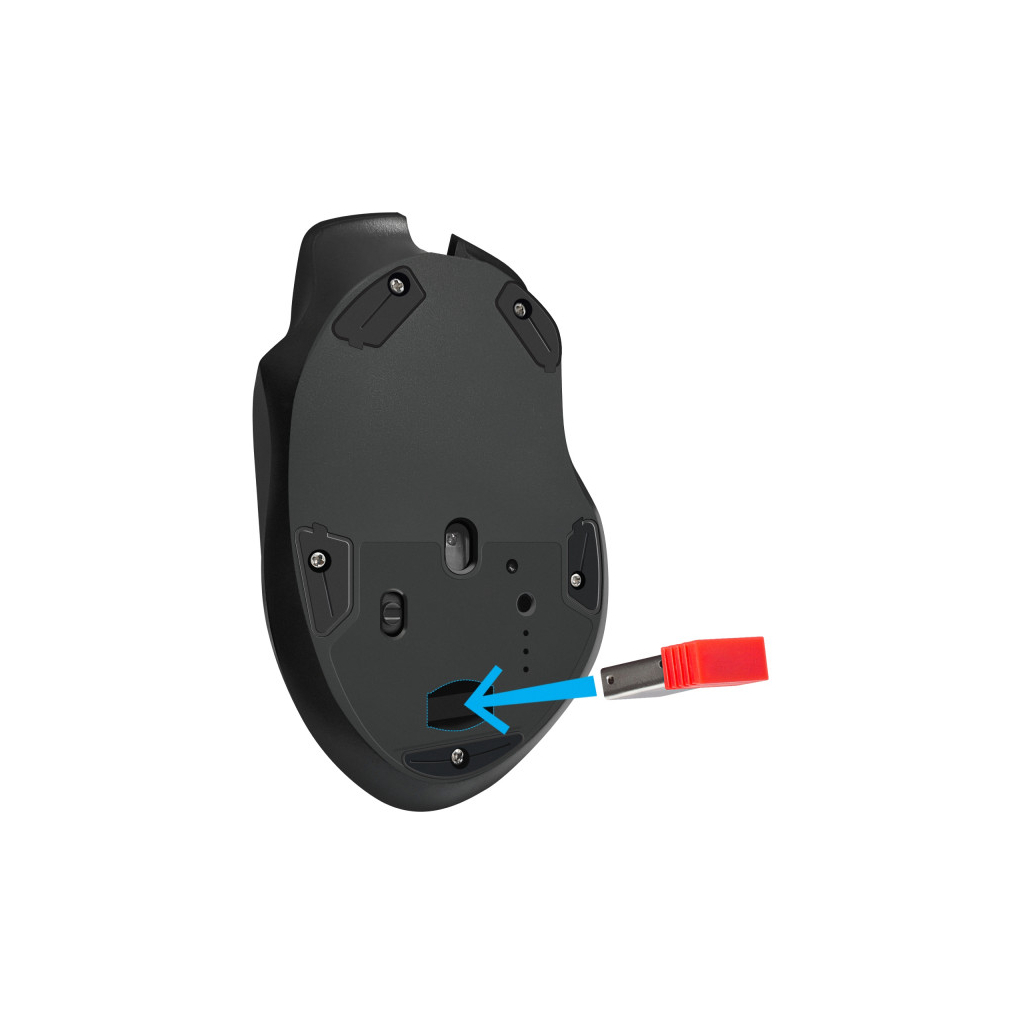 Мишка Defender Thunder GM-213 LED Wireless Black (52213) - зображення 4