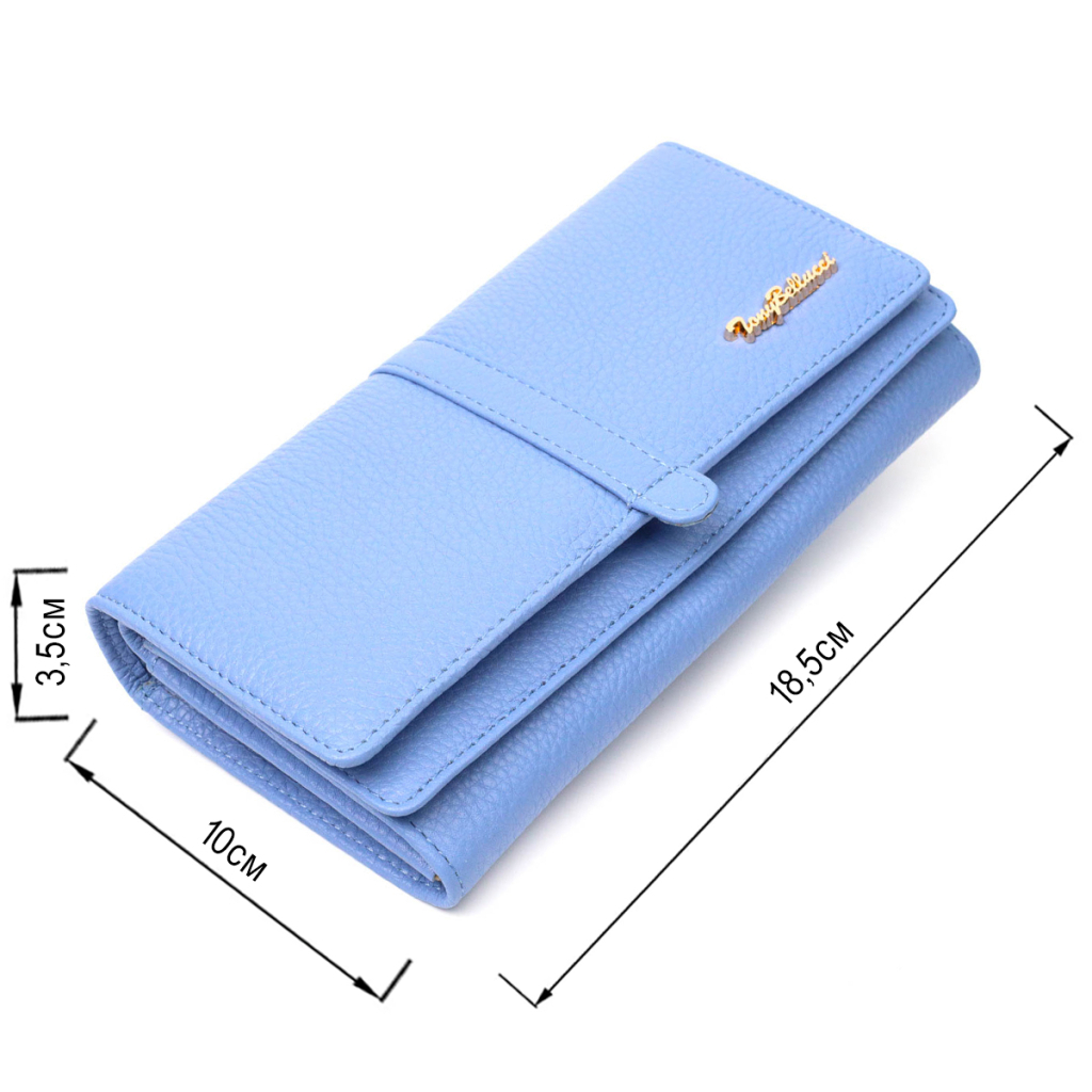 Гаманець Tony Bellucci З натуральної шкіри Блакитний (21962) - зображення 3