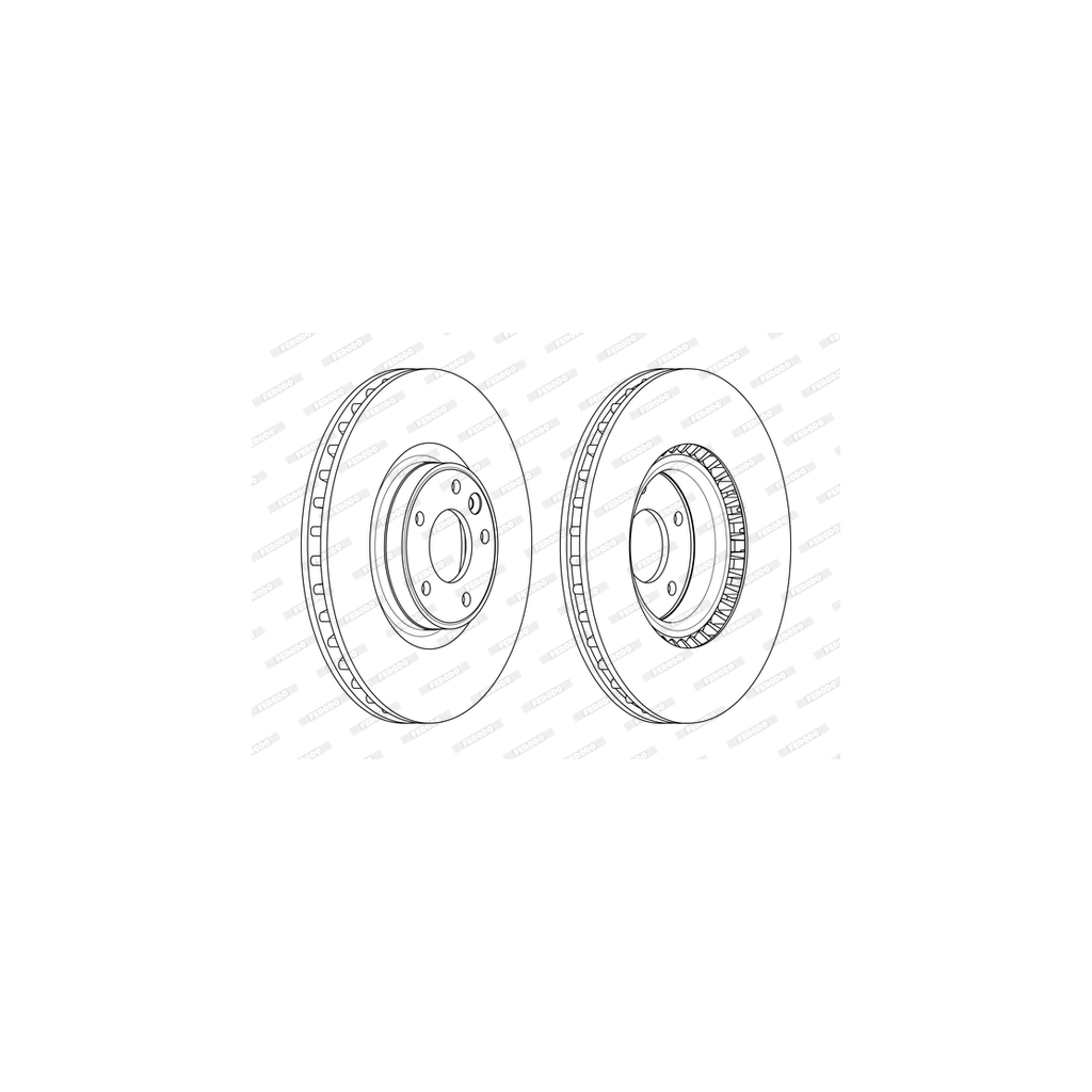 Гальмівний диск FERODO DDF2601C-1 - зображення 2