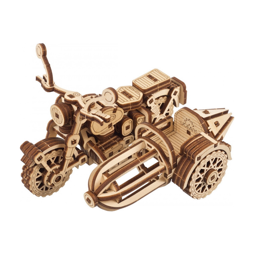 Конструктор Ugears Літаючий мотоцикл Геґріда з коляскою (6337518) - зображення 1