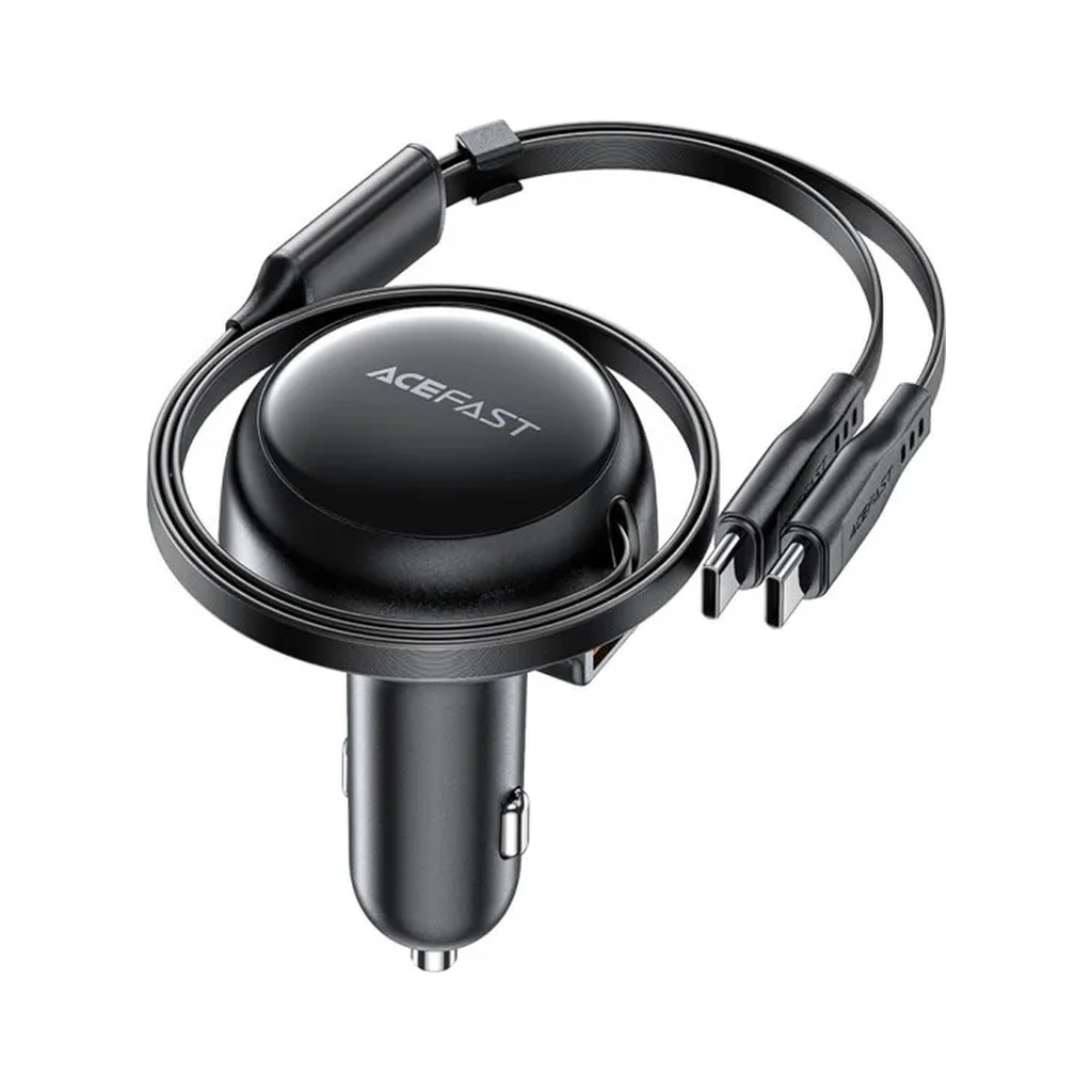 Зарядний пристрій Acefast 3xUSB 53W (2xUSB-C+USB-A) + cable USB-C 2in1 B13 (6974316282921) - зображення 2