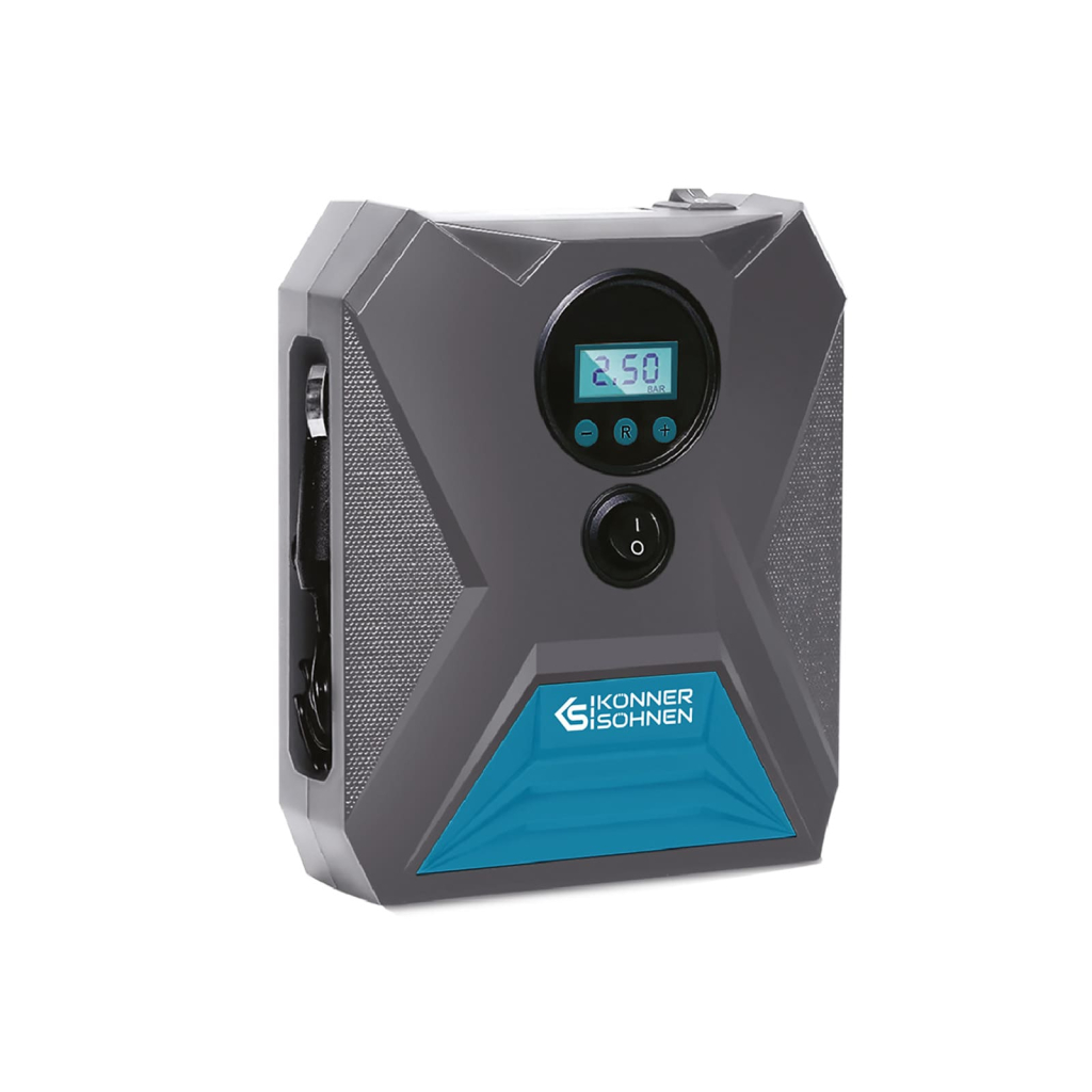 Автомобільний компресор Konner&Sohnen KS P10, 12В, 120Вт, 150psi, 25л/хв, 0.8кг (KSP10) - зображення 6