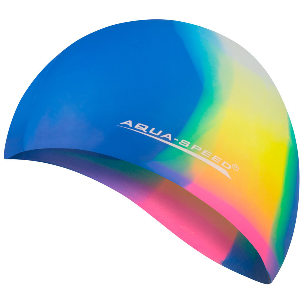 Шапка для плавання Aqua Speed Bunt 4060 113-67 мультиколор Уні OSFM (5908217640604) - зображення 1