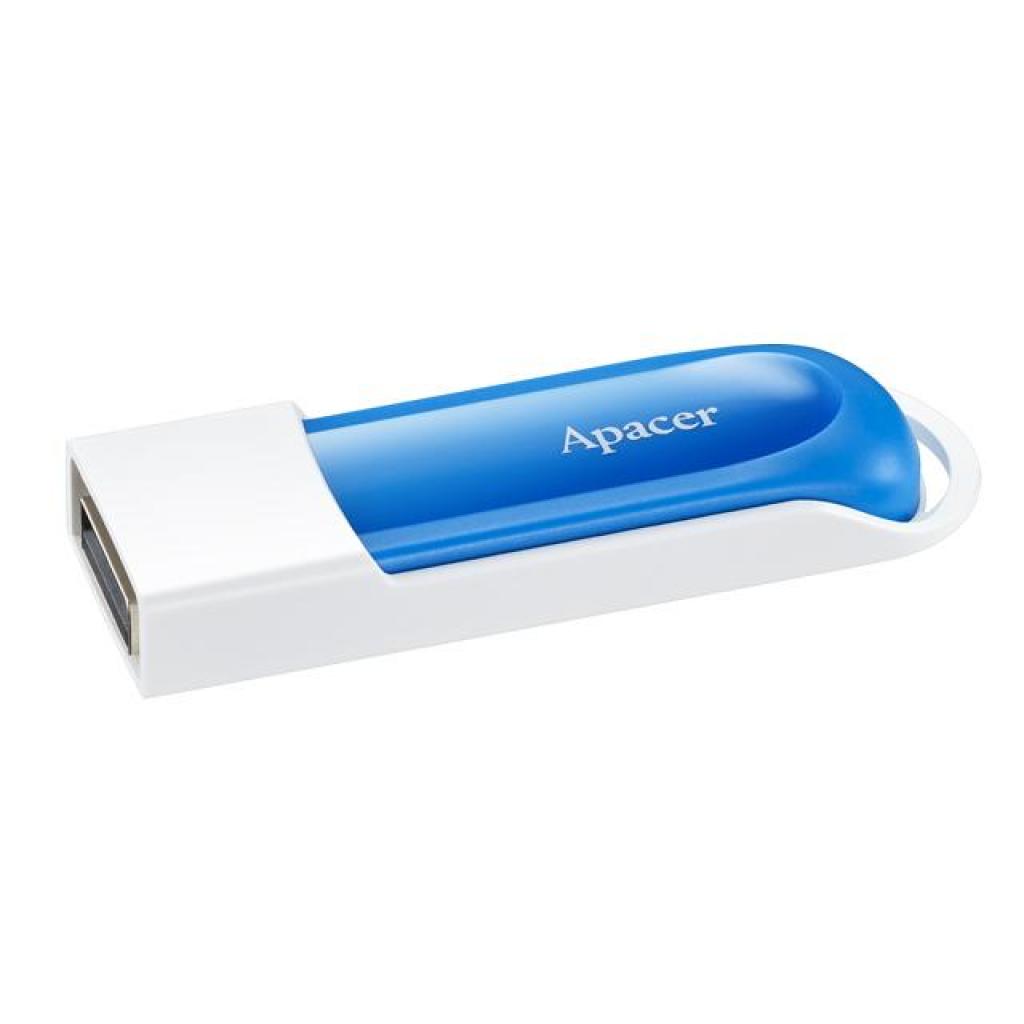USB флеш накопичувач Apacer 64GB AH23A White USB 2.0 (AP64GAH23AW-1) - зображення 2