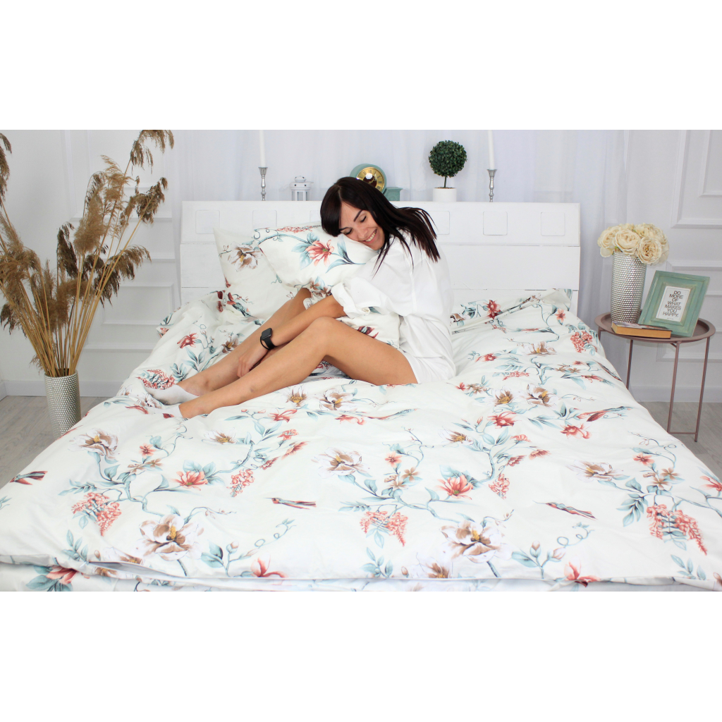 Постільна білизна MirSon Сатин 22-1271 Amaryllis Двоспальна (2200003560336) - зображення 4