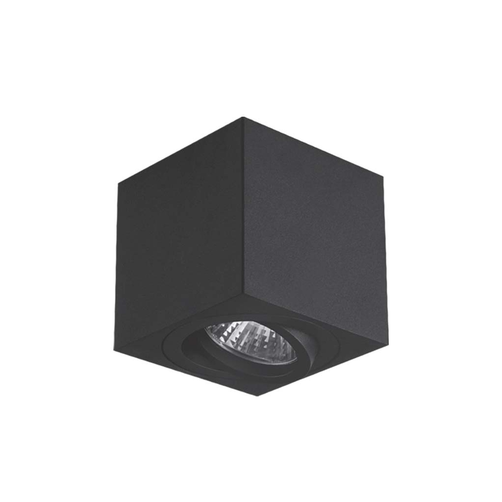 Світильник точковий Videx під лампу GU10 SPF01 накладний чорний (VL-SPF01-B) - зображення 1