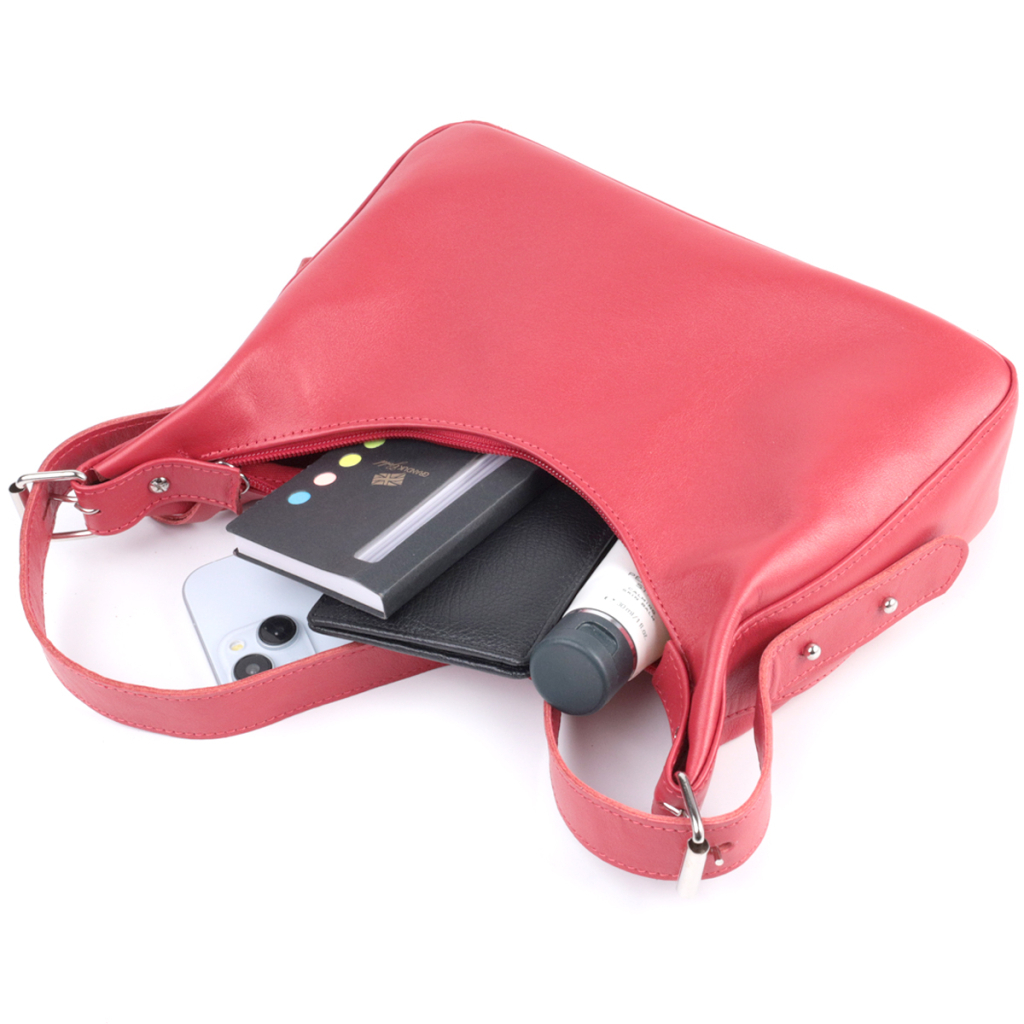 Сумка Shvigel З натуральної шкіри Червона (22832) - зображення 8