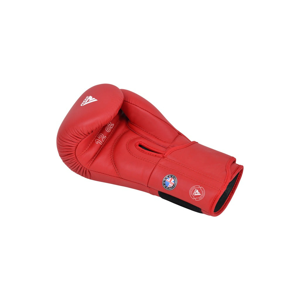 Боксерські рукавички RDX AS1 Red 12 унцій (BGR-AS1R-12OZ) - зображення 4