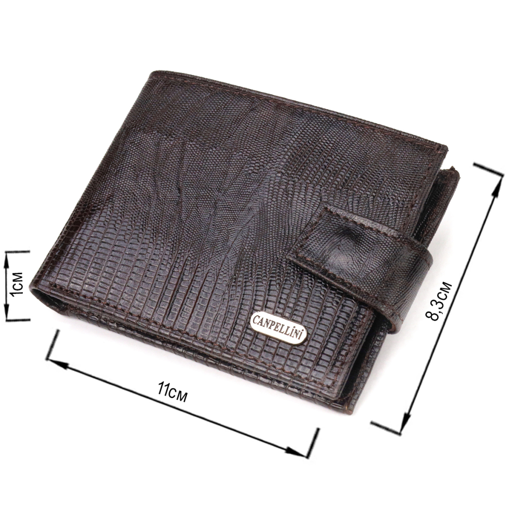 Гаманець Canpellini З натуральної шкіри Коричневий (21512) - зображення 3