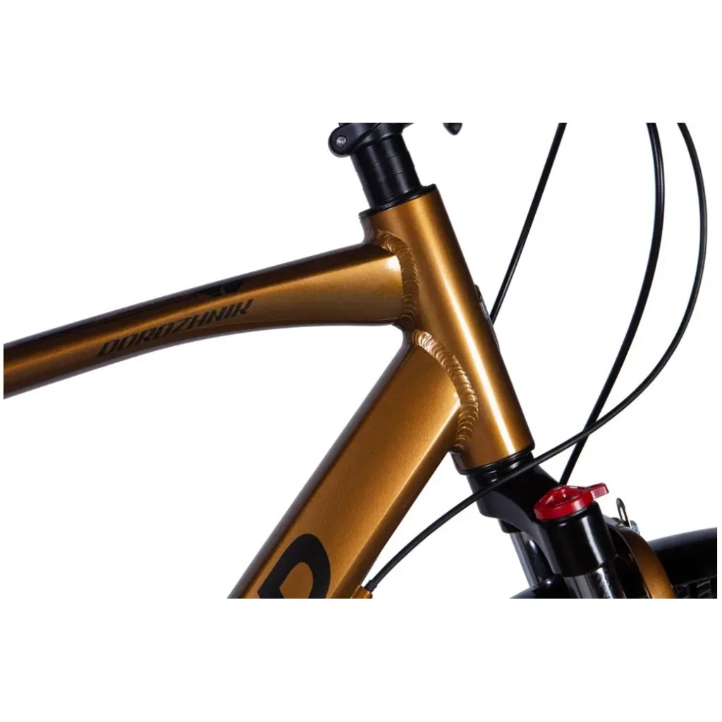 Велосипед Dorozhnik Korund AM DD 28" 20" AL 2024 Коричневий (OPS-D-28-416) - зображення 3