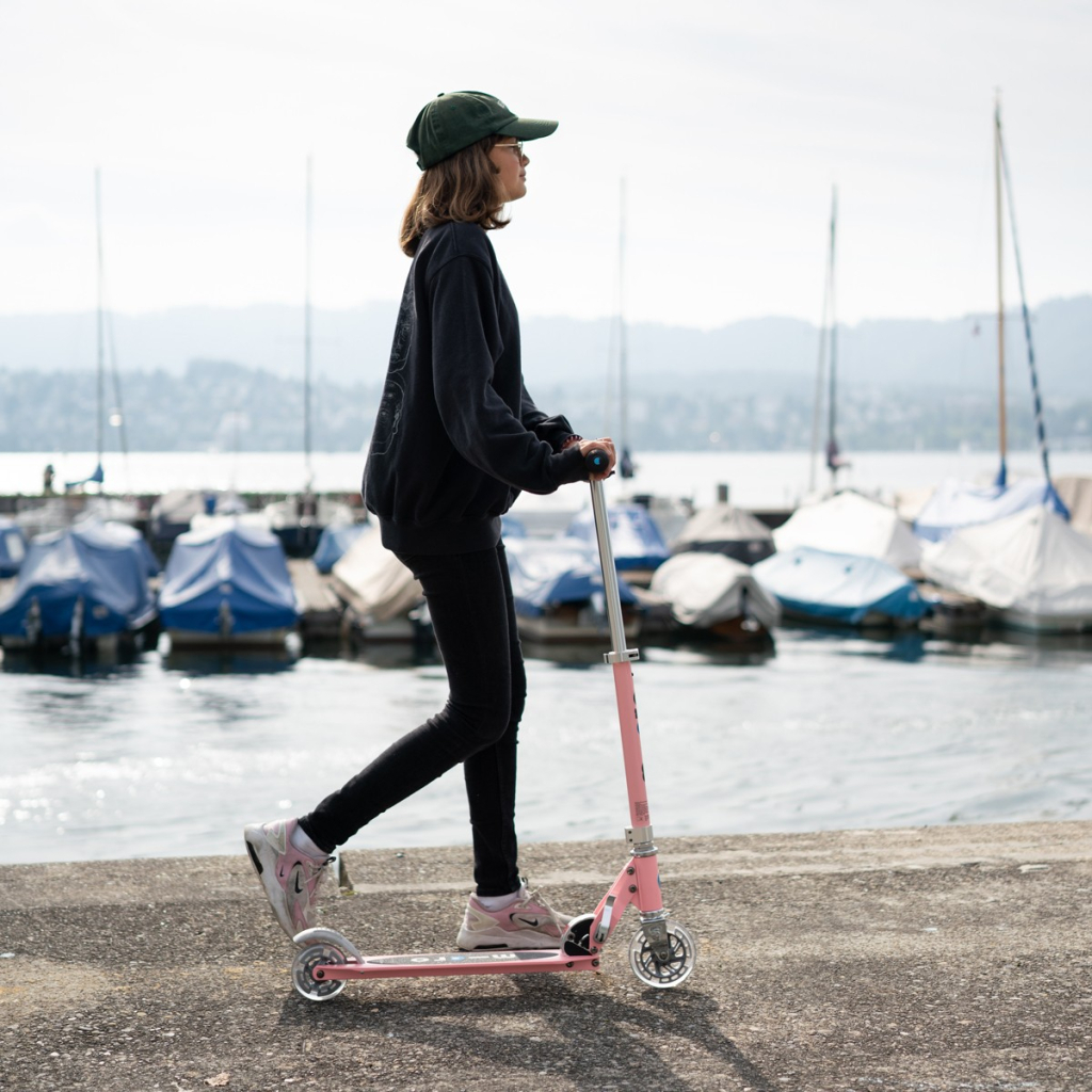 Самокат Micro Sprite LED Неонова троянда (SA0235) - зображення 7